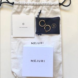 Mejuri Beaded Midi Hoops